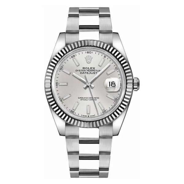 Datejust Silver Dial Oyster Bracelet 41mm