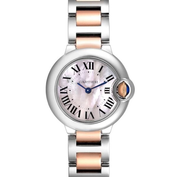 BALLON BLEU Pink Mother of Pearl Dial 28mm
