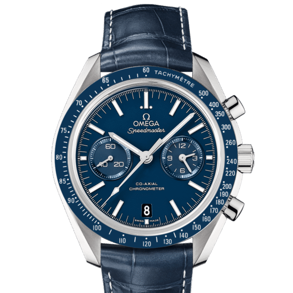 Speedmaster TWO COUNTERS Titanium Blue 44.25mm