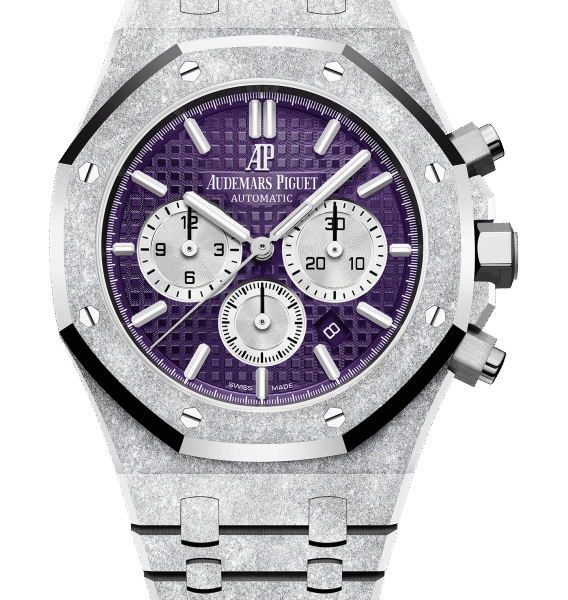 ROYAL OAK FROSTED GOLD CHRONOGRAPH Plum purple Dial 41mm