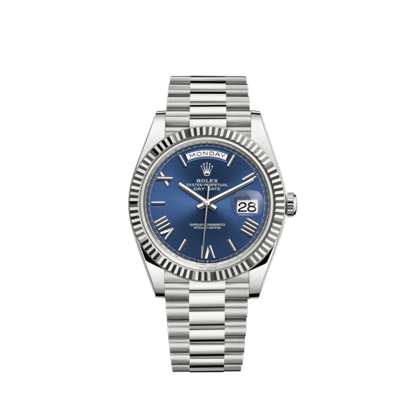 Day-Date White Gold Blue 40mm