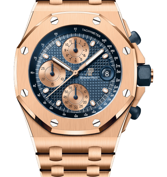 OFFSHORE Pink Gold Blue Dial CHRONOGRAPH 42mm