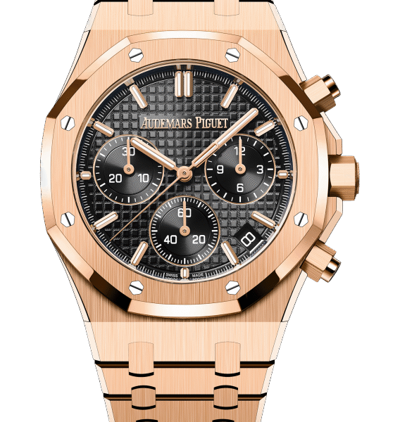 ROYAL OAK Pink Gold Black Dial CHRONOGRAPH 41mm