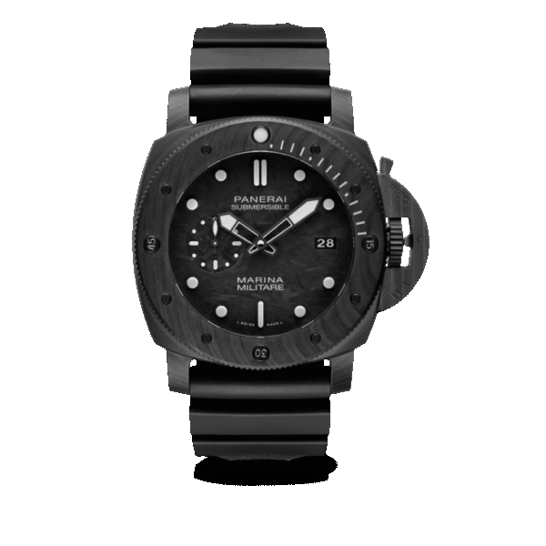 Submersible Full Black Marina Militare Carbotech 47mm