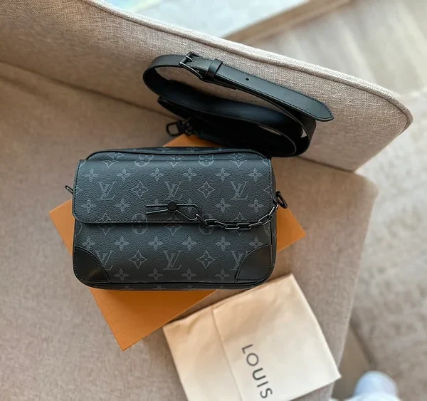 L steamer trunk men bag