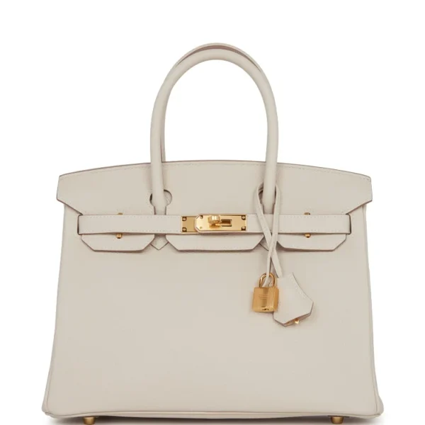 H Birkin 30 Craie Togo Gold Hardware