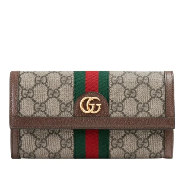 GG Ophidia GG continental wallet 523153 Dark Coffee